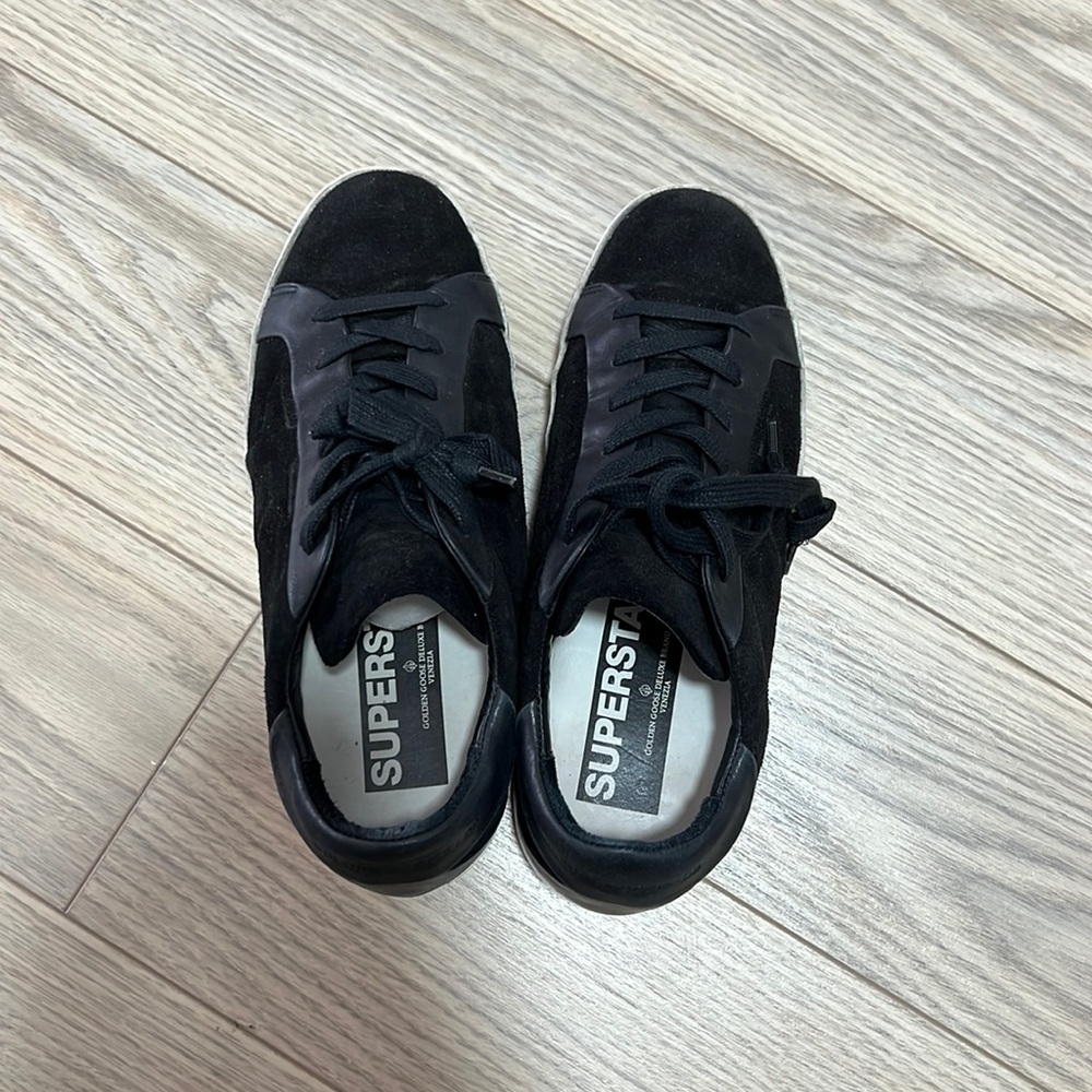 Golden Goose Superstar Black Suede/leather sneakers size 37